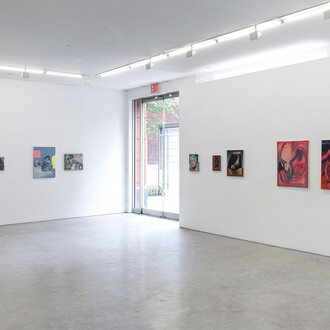 Various artists, Roller rink, exhibition view. Courtesy of Fredericks & Freiser Gallery