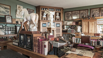 The Officina of the Vittoriale degli Italiani in Brescia, Italy, where decadence, mysticism, and meticulous design reflect the poet’s complex character