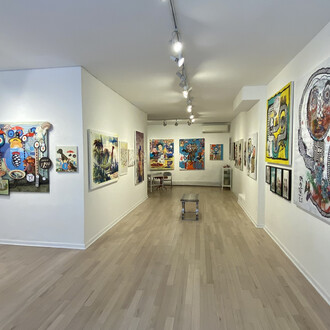 Alejandro Caiazza and Doug Groupp, Fun house, exhibition view. Courtesy of Van Der Plas Gallery