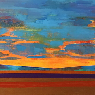 Mark Bowles, As the sun rises (detail), 2026. Courtesy of Canyon Road Contemporary Art