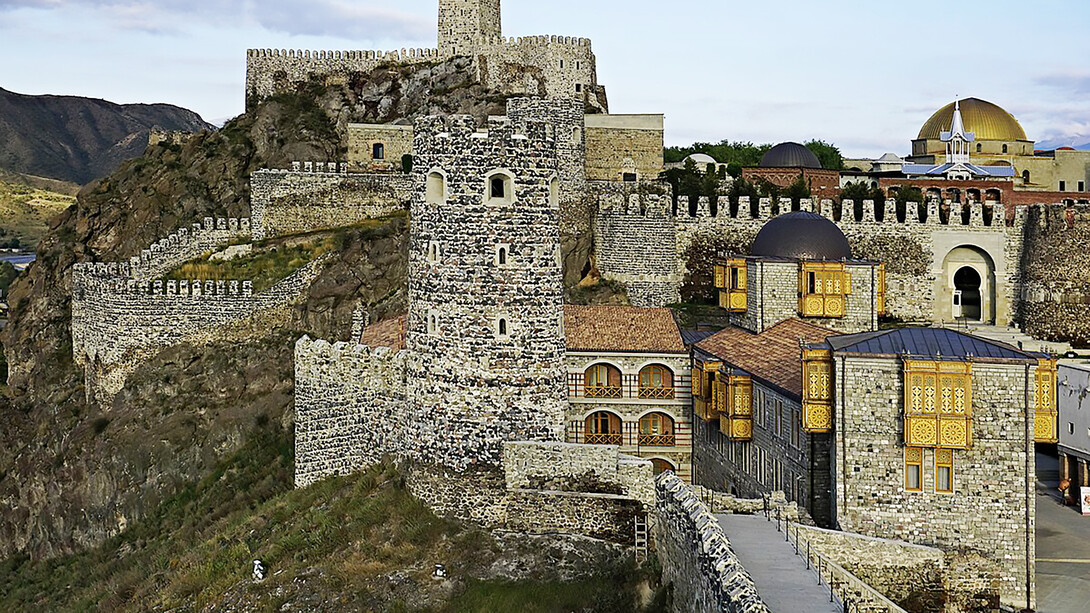 Rabati Castle in Akhaltsikhe, Georgia, offers a glimpse into the region's rich history and architectural splendor