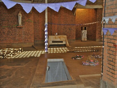 La chiesa di Nyamata, importante sito della memoria del genocidio in Ruanda