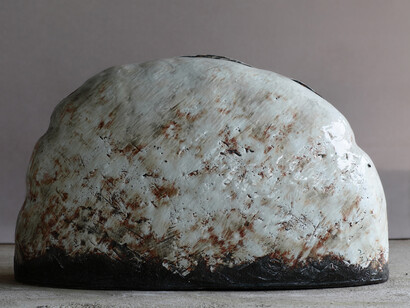 Lee Kang Hyo 이강효, Buncheong mountain-water, 분청산수, 2020. Courtesy of Denver Art Museum