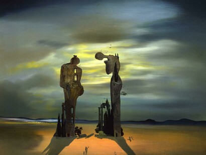 Salvador Dalì, Reminiscenza archeologica dell'Angelus di Millet, 1935