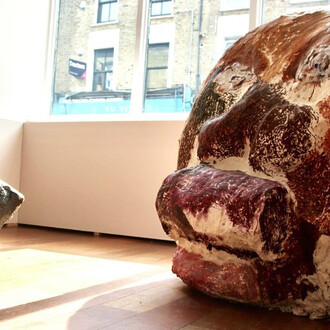 Rachel Jones, Exhibition view. Courtesy of The Residence Gallery