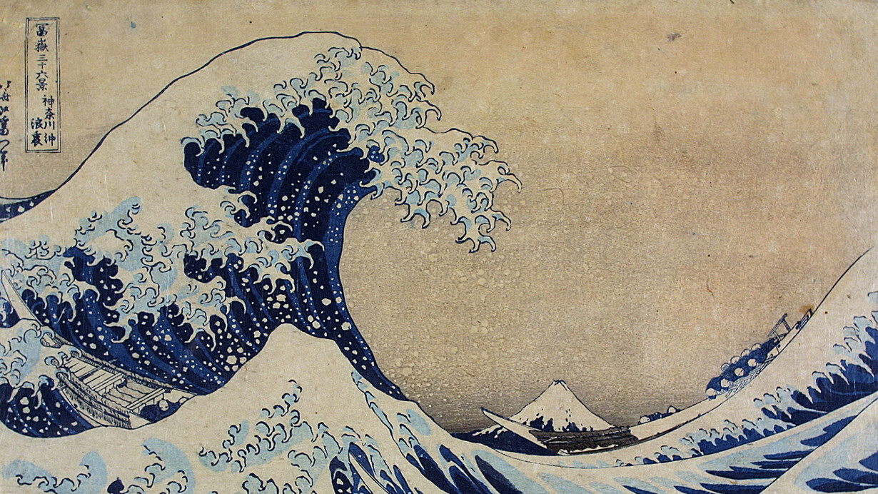 Katsushika Hokusai, Under the wave off Kanagawa, ca. 1831. Courtesy of Frist Art Museum