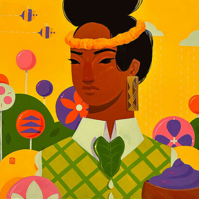 Shar Tui’asoa, The mea ‘Ai maker, 2024. Thinkspace Projects Gallery