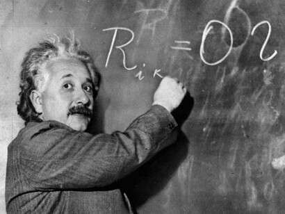 Albert Einstein insegna