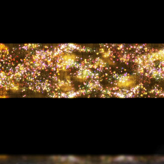 teamLab, Flowers and people – Gold (detail), 2015. Courtesy of Art Gallery of NSW