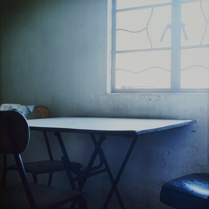 Simryn Gill, Interior, shelter series, 2024. Courtesy of Richard Saltoun Gallery