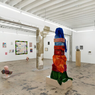 Various artists, Acid bath house, exhibition view. Courtesy of Nina Johnson