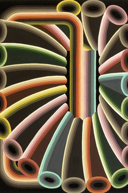 Edie Fake, Shell game #3 (detail), 2024. Courtesy of Kishka Gallery
