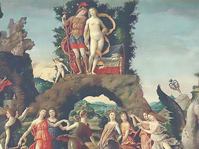 IL Parnaso (1497), Andrea Mantegna (1431–1506), Museo del Louvre, Paris, France