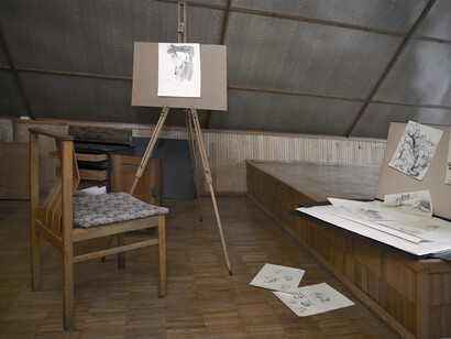 The exposition of V. K. Jonynas Gallery, exhibition view. Courtesy of M. K. Čiurlionis National Museum of Art