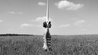Rebecca Horn, a German artist (1944–2024), created Unicorn, a seminal body-based work in 1970