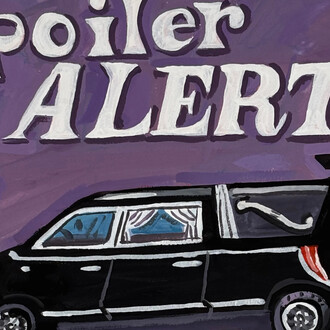 Jean Lowe, Spoiler alert (detail), 2026. Courtesy of Craig Krull Gallery