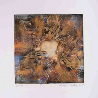 Andrey Chezhin, Venice, Edition 1/16, 2007, Silkscreen on paper