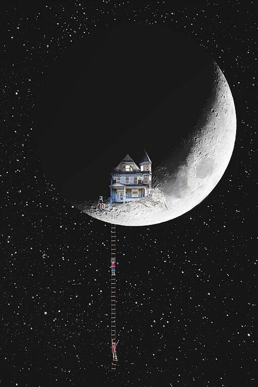 Kate Harrold, To the moon. Courtesy of Jackson Junge Gallery