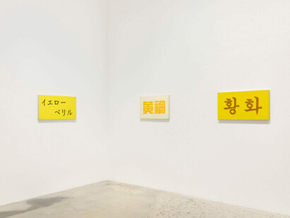David Diao, Put to the test, exhibition view. Courtesy of Greene Naftali
