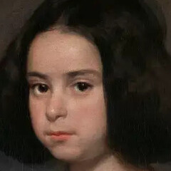 Diego Velázquez, Portrait de fillette (détail), v. 1638-1642. Avec l'aimable autorisation du Musée Jacquemart-André