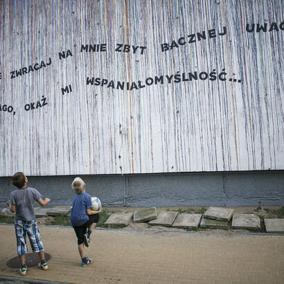 Opiemme, Vortex and Raimbow Irradiation, Monumental art, 2014. Gdansk Polonia - Ph Jarek Orłowski