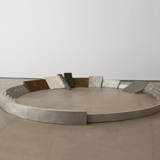 Nabuqi, The doubtful site (engulfing and radiating shapes), 2018. Courtesy of Centre Pompidou