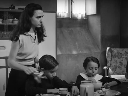 Scene from C'è ancora domani, illustrating the struggle for women's voices and rights in post-war Italy