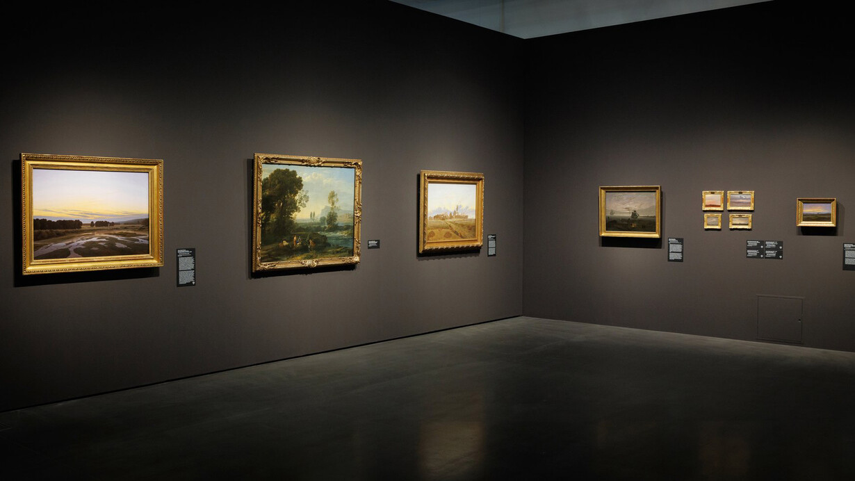 Caspar David Friedrich, The painter, exhibition view. Courtesy of Albertinum Museum