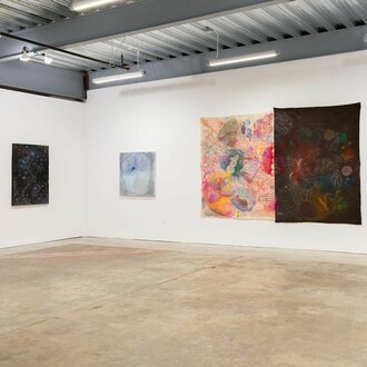 Various artists, Full body chills, exhibition view. Courtesy of Anglim/Trimble Gallery