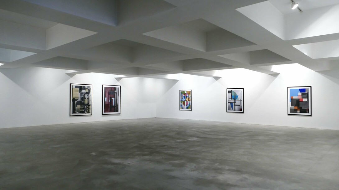 Roland Fischer, Transhistorical places and new architectures, exhibition view. Courtesy of Carlos Carvalho