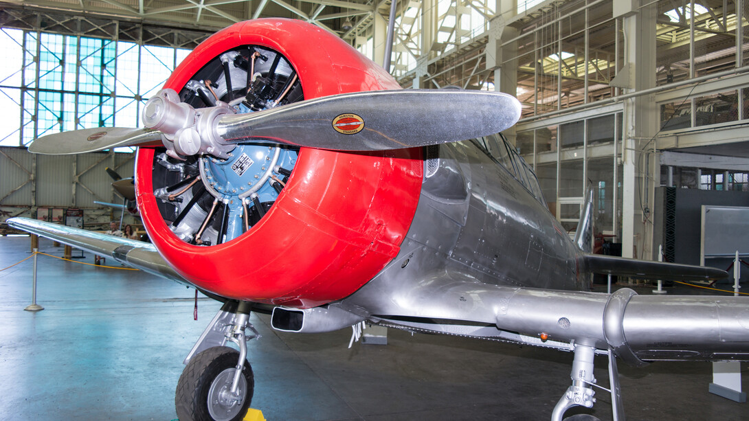 North American T-6 Texan. Courtesy of Pearl Harbor Aviation Museum