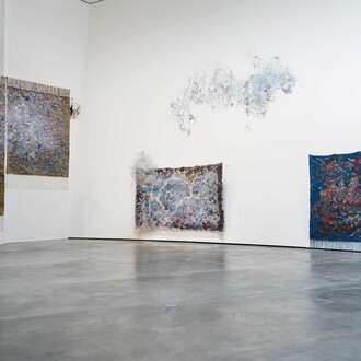 Igshaan Adams, Unsettling dust: the body’s archive, exhibition view. Courtesy of Guggenheim Museum Bilbao