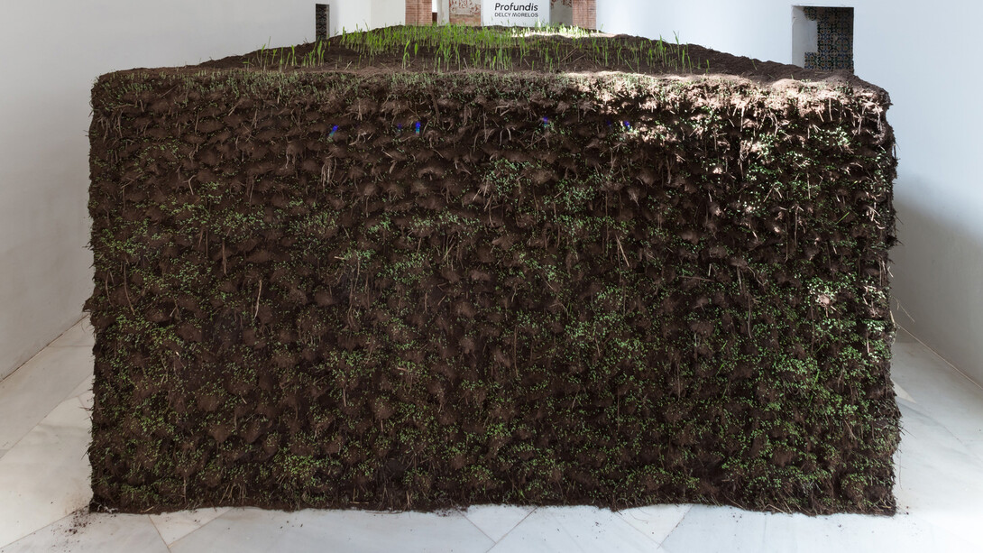Delcy Morelos, Profundis, exhibition view. Courtesy of the Centro Andaluz de Arte Contemporáneo. Photo by Pepe Morón