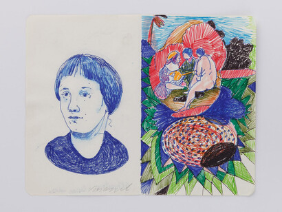 Merlin James, Elizabeth Magill and Stephen McKenna. Courtesy of Kerlin Gallery