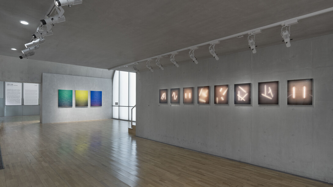 Wang Yuyang, Painting, exhibition view. Courtesy of Long Museum