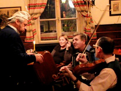 Grinzing, Viena. Música en un Heuriger