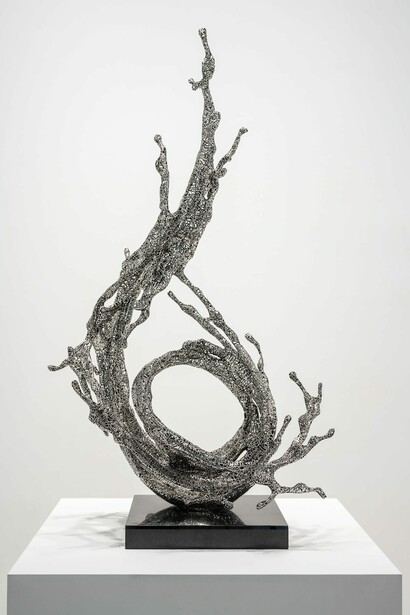 Zheng Lu, Silver river, 2023. Courtesy of Sundaram Tagore Gallery