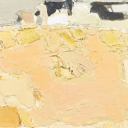 Warren Rohrer, Wheatfield out, 1967. Courtesy of Locks Gallery