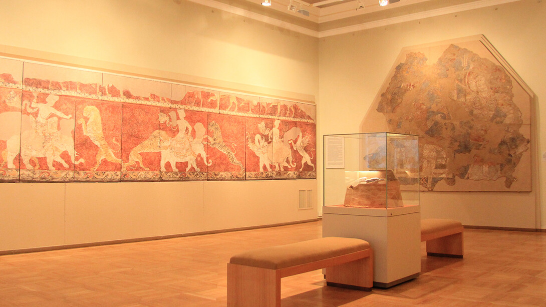 The Culture and Art of Pre-Islamic Central Asia, Exhibition view. Courtesy of The State Hermitage Museum