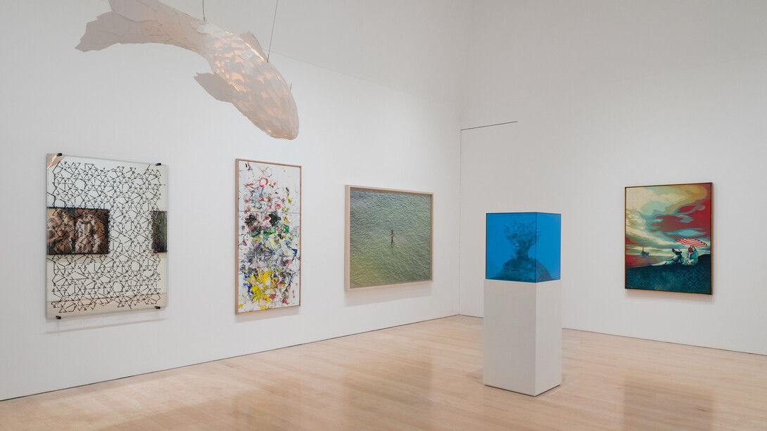 Various artists, Art for a safe and healthy California, exhibition view. Courtesy of Gagosian Gallery