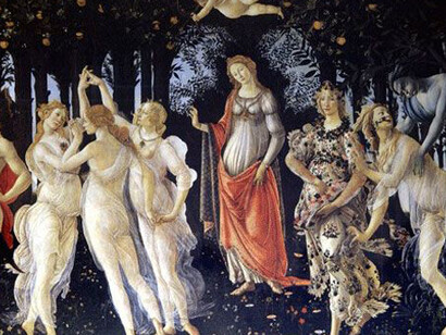 La Primavera (‘Spring’, c. 1480) by Sandro Botticelli; Sandro Botticelli