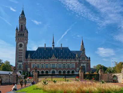 Located in The Hague, Netherlands, the Peace Palace is home to the International Court of Justice