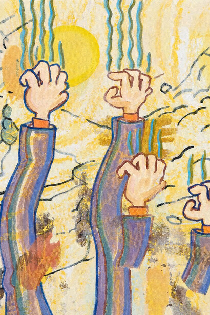 Chris Hood, How long will the wind nlow, 2024. Courtesy of GGLA