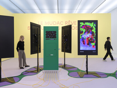 Verschiedene Künstler, Archives du design romand, Ausstellungsansicht. Mit freundlicher Genehmigung des Mudac