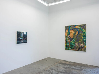Elizabeth Malaska, Chimeras, exhibition view. Courtesy of Wilding Cran Gallery