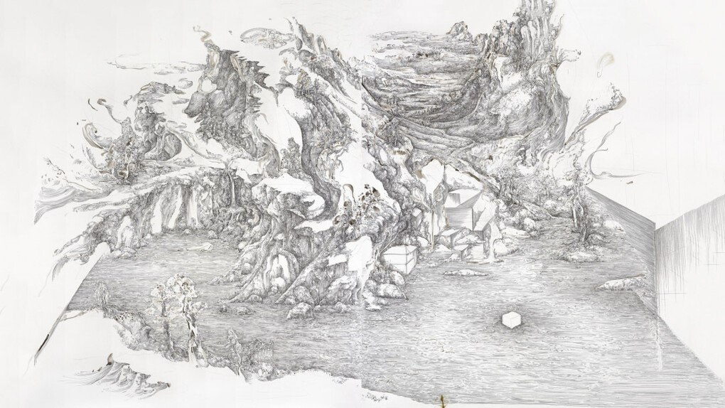 Lin Guocheng, Along the riverbank, a variation, 2020. Courtesy of Alisan Fine Arts