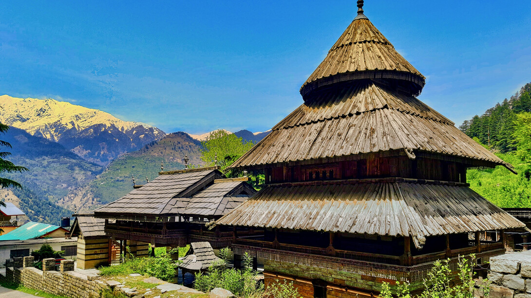 The Tripura Sundari temple is a 16th-century temple on the right bank of river Beas. It is a large three-storey temple with sweeping beautiful views of the Himalayas, India
