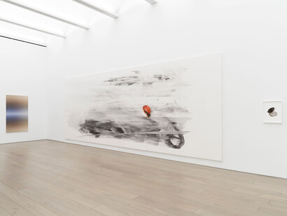 Pieter Vermeersch, (((( )))), exhibition view. Courtesy of Perrotin