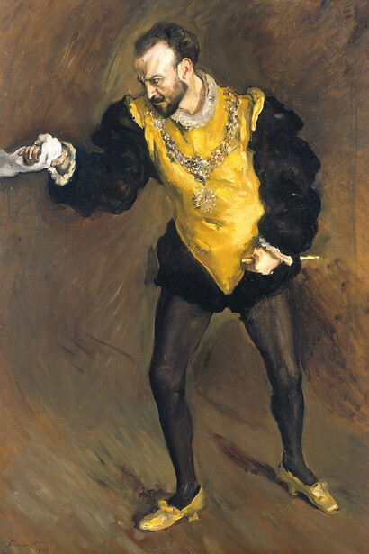 Max Slevogt, Der schwarze d’Andrade, 1903. Courtesy of Hamburger Kunsthalle