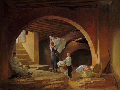 P.V. Basin, Building attic of the Academy of Arts, circa 1831. Courtesy of Tretyakov Gallery